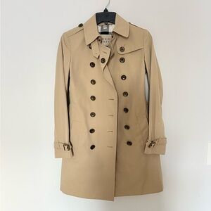 Burberry Classic Tan Double-Breasted Trench Coat
